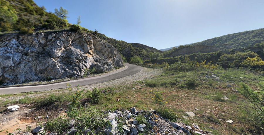 Kozjak dam road Kozjak dam road